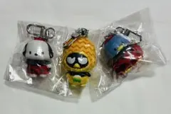 サンリオ ちびっとも ポチャッコ バツ丸 タキシードサム くだもの 虫さん