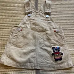 MIKI HOUSE DOUBLE.B ジャンパースカート 80のサムネイル