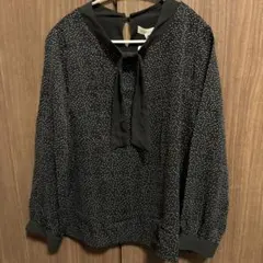Perfect Suit Factory ドット柄長袖シャツ Gサイズのサムネイル