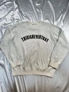 希少　thisisneverthat スウェット　韓国　ストリート　セーター