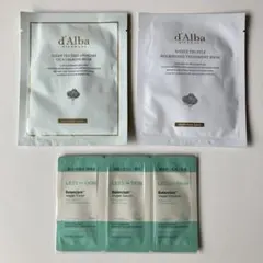 d'Alba ダルバシートマスク2枚　HOLIKA HOLIKAサンプル