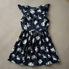 ハニーズ　ノースリーブ花柄ワンピース　Ｌ