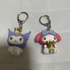 サンリオ 福岡限定 マイメロディ クロミ キーホルダー 2点セット