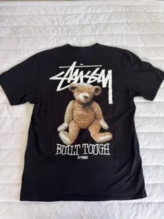 Stussy ステューシー BUILT TOUGH Tシャツ Mサイズ ブラック