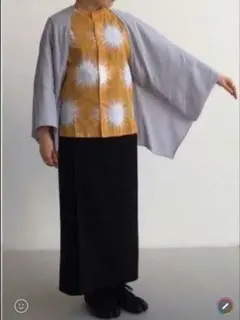 SOU・SOU ソウソウ むささび　はおり 短丈　日本製　薄紫のサムネイル
