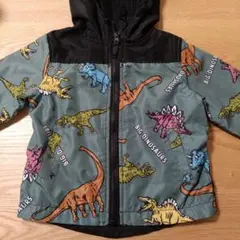 恐竜柄フード付きジャンパーマウンテンパーカー アウター Bluemart