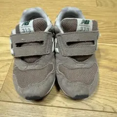 New Balance 313 キッズシューズ ブラウン16cm
