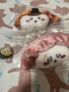 ちいかわ寿司　お寿司になっちゃった・・・ぬいぐるみ　くりまんじゅう　ラッコ