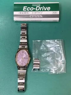 稼働品 シチズン ウィッカ クォーツ レディース腕時計 ソーラー