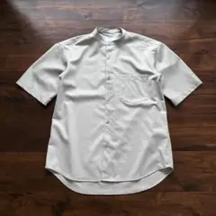 【美品】URBAN RESEARCH アーバンリサーチ バンドカラーシャツ 半袖のサムネイル