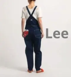 美品 Lee スリムオーバーオール アンカーモチーフポケット テーパード XSのサムネイル