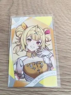 にじさんじ　7周年　ランダムチェキ風カード　星川サラ