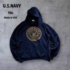 USA製 SOFFE NAVY フーディ前後プリントU.S. NAVYアメリカ軍のサムネイル