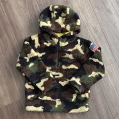 RODEO CROWNS キッズ迷彩ボアパーカー L 120cm