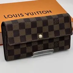 ルイヴィトン ポルトフォイユ サラ ダミエ カード10　長財布　正規品