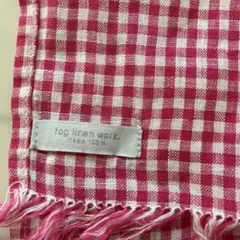 fog linen work リネン ストール ギンガムチェックのサムネイル