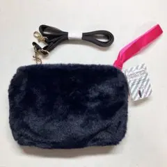 【未使用品】POCKET PLUS ネイビー ポーチ兼ショルダーバッグ 2WAY