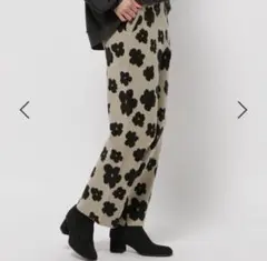 ニコアンド なめらかタッチニットパンツ Ｌ