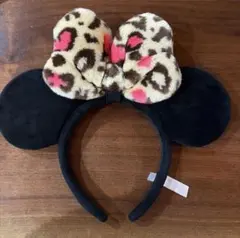 ディズニーカチューシャ ミニーちゃん ヒョウ柄