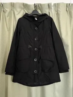 Ray BEAMS 黒　ミリタリー風コート　モッズ風コート