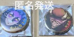 鬼滅 カフェ 刀鍛冶の里編 絵巻 終ノ巻 箔押し 缶バッジ 空喜　半天狗