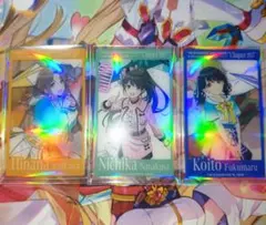 シャニマス 市川雛菜 七草にちか 福丸小糸 アクリルカード
