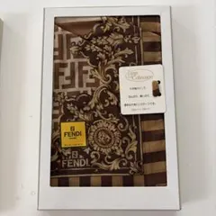 FENDI 大判ハンカチ 58cm×58cm ブラウン系のサムネイル