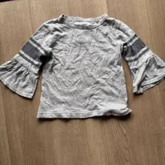 ゴートゥハリウッド　7分丈フレアスリーブ グレー Tシャツ