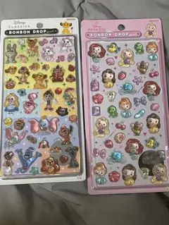 正規品　ボンボンドロップシール　ディズニー　クラシック　プリンセス　2個セット