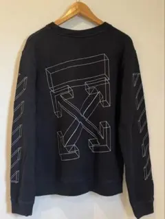 【美品】off-white 長袖 ブラッククロスアロー バックロゴ スウェット 2025年最新】OFF-WHITE メンズ トレーナー・スウェットの人気アイテム