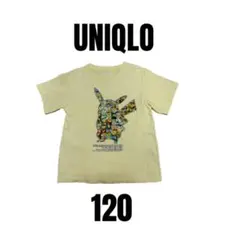訳あり【ユニクロUT×ポケットモンスター】ピカチュウ　半袖Tシャツ　キッズ120