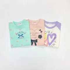 子供服 女の子 80cm 長袖 Tシャツ まとめ売り 新品 YFN55-1