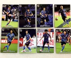 calbee サッカー日本代表チームチップス　カード　８枚セット