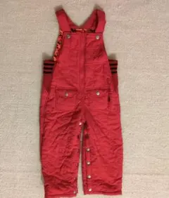 Junko Koshino 赤いキルティングロンパース（飛行機柄）