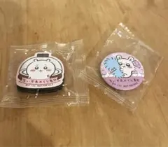 ちいかわ　くら寿司　フィギュア　缶バッチ　マグネット　ちいかわ　モモンガ