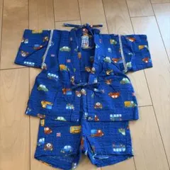 ミキハウス　甚平　85 クマ➕車柄