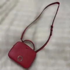 kate spade ケイトスペード 2WAY ショルダーバッグ バニティ 赤
