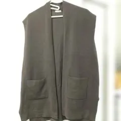 新品　ジレ　XL ダークブラウン