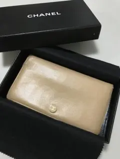 CHANEL 三つ折財布 シリアルナンバーあり ココボタン 箱付き - メルカリ