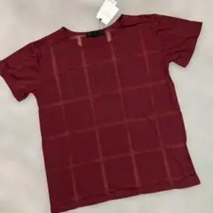 JEANASIS FLICKER Tシャツ ボルドーのサムネイル
