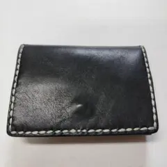 ハンドメイド　レザーコインケース