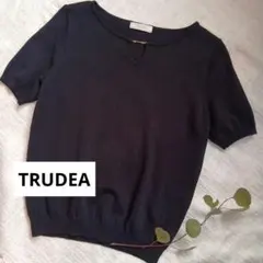 TRUDEA 半袖トップス　黒　Мサイズのサムネイル