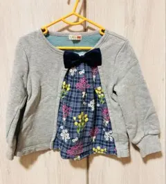 KP 100cm 花柄　トレーナー