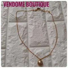 ヴァンドームブティック　ネックレス　パール　チェーン　お花　金色　アクセサリー