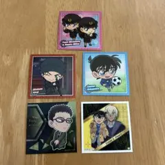 新品名探偵コナンアポトキシン4869グミシール５枚セットステッカー