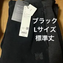 ユニクロ NEEDLES フリースワイドパンツ ブラック L