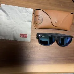 Ray-Ban サングラス マットブラック ブルーミラー