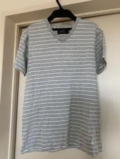 Polo Ralph Lauren グレー ストライプ Tシャツ M