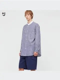 UNIQLO +J Supima Cotton Oversized Stand Collar Shirt M