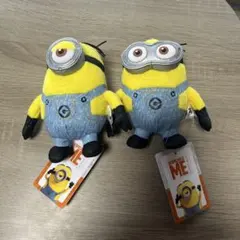 ユニバーサルスタジオジャパン ミニオンぶらさげぬいぐるみ2体セット